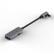 4smarts Active Audio and Charging Splitter USB-C to USB-C and 3.5mm AUX Angled SoundSplit - активен адаптер USB-C към 3.5 мм. и USB-C изход (13.5см) (черен) 3