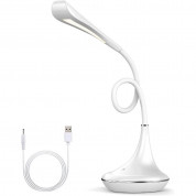 VOXON HDL02003WA01 Flexible LED Desk Lamp - настолна LED лампа с гъвкаво рамо (бял)