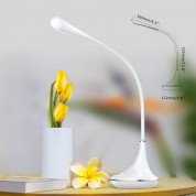 VOXON HDL02003WA01 Flexible LED Desk Lamp - настолна LED лампа с гъвкаво рамо (бял) 6