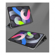 Kingxbar Business Series Magnetic Case - хибриден удароустойчив кейс и поставка за iPad Air 4 (2020) (черен) 2