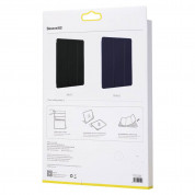 Baseus Simplism Magnetic Leather Case (LTAPIPD-GSM01) - магнитен полиуретанов калъф с поставка за iPad Air 5 (2022), iPad Air 4 (2020) (черен) 5