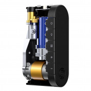 Baseus Dynamic Eye Inflator Pump (CRCQB03-01) - компресор за автомобилни гуми с вградена 4000 mAh батерия (черен) 6