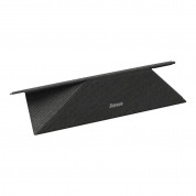 Baseus Ultra Thin Laptop Stand (SUZB-0G) - сгъавема, залепяща се към вашия компютър поставка за MacBook и лаптопи (тъмносив) 2
