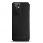 Case FortyFour No.1 Case - силиконов (TPU) калъф за Samsung S21 Ultra (черен)