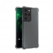 Wozinsky Anti Shock Durable Case - хибриден удароустойчив кейс за Samsung Galaxy S21 Ultra (прозрачен)