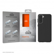 Eiger North Case - хибриден удароустойчив кейс за Samsung Galaxy S21 (черен) 2