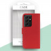 Case FortyFour No.11 Case - кожен калъф с поставка за Samsung Galaxy S21 Ultra (червен) 2