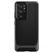 Spigen Neo Hybrid Case - хибриден кейс с висока степен на защита за Samsung Galaxy S21 Ultra (сив) 1