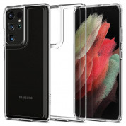Spigen Ultra Hybrid Case - хибриден кейс с висока степен на защита за Samsung Galaxy S21 Ultra (прозрачен)