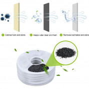 Zellar Pet Water Fountain Filters - комплект от 6 резервни филтъра за поилка за домашни любимци 3