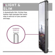 Urban Armor Gear Lucent Case - удароустойчив силиконов калъф за Samsung Galaxy S21 Ultra (черен-прозрачен) 7