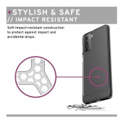 Urban Armor Gear Lucent Case - удароустойчив силиконов калъф за Samsung Galaxy S21 Plus (черен-прозрачен) 5