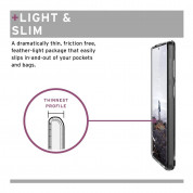 Urban Armor Gear Lucent Case - удароустойчив силиконов калъф за Samsung Galaxy S21 (черен-прозрачен) 7