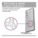 Urban Armor Gear Lucent Case - удароустойчив силиконов калъф за Samsung Galaxy S21 Plus (прозрачен) 6