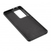 4smarts Cupertino Silicone Case - тънък силиконов (TPU) калъф за Samsung Galaxy S21 Ultra (черен) 2