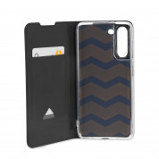4smarts Flip Case URBAN Lite - кожен калъф с поставка и отделение за кр. карта за Samsung Galaxy S21 (черен) 1