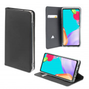 4smarts Flip Case URBAN Lite - кожен калъф с поставка и отделение за кр. карта за Samsung Galaxy A52 5G (черен)