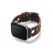 Meridio Norrebro Full Grain Handcrafted Leather Band 42, 44, 45mm, Ultra 49mm (dark brown) 1