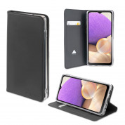 4smarts Flip Case URBAN Lite - кожен калъф с поставка и отделение за кр. карта за Samsung Galaxy A32 5G (черен)