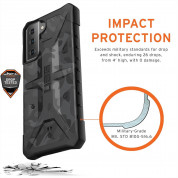 Urban Armor Gear Pathfinder Case - удароустойчив хибриден кейс за Samsung Galaxy S21 Plus (тъмносив камуфлаж) 5
