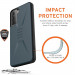 Urban Armor Gear Civilian Case - удароустойчив хибриден кейс за Samsung Galaxy S21 Plus (син) 6