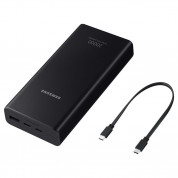 Samsung Battery Pack 20000 mAh 25W (USB-C) EB-P5300XJEGEU - външна батерия с USB и USB-C изходи (тъмносив)