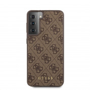 Guess 4G Charms Collection Hard Case for Samsung Galaxy S21 (brown) 2