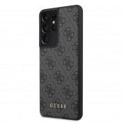 Guess 4G Charms Collection Hard Case for Samsung Galaxy S21 Ultra (grey)