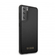 Guess Iridescent Leather Hard Case for Samsung Galaxy S21 (black) 2