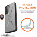 Urban Armor Gear Civilian Case - удароустойчив хибриден кейс за Samsung Galaxy S21 (сребрист) 6