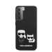 Karl Lagerfeld PU Karl & Choupette Case - дизайнерски кожен кейс за Samsung Galaxy S21 (черен)  2