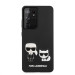 Karl Lagerfeld PU Karl & Choupette Case - дизайнерски кожен кейс за Samsung Galaxy S21 Ultra (черен)  2
