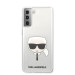 Karl Lagerfeld Head Cover - дизайнерски кейс с висока защита за Samsung Galaxy S21 (прозрачен)  3