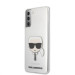 Karl Lagerfeld Head Cover - дизайнерски кейс с висока защита за Samsung Galaxy S21 (прозрачен)  1