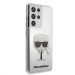 Karl Lagerfeld Head Cover - дизайнерски кейс с висока защита за Samsung Galaxy S21 Ultra (прозрачен)  3