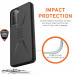 Urban Armor Gear Civilian Case - удароустойчив хибриден кейс за Samsung Galaxy S21 Plus (черен) 6