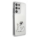 Karl Lagerfeld Choupette Fun Case - дизайнерски кейс с висока защита за Samsung Galaxy S21 Ultra (прозрачен)  4