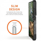 Urban Armor Gear Plasma Case - удароустойчив хибриден кейс за Samsung Galaxy S21 Ultra (сив-прозрачен) 6