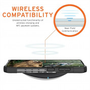 Urban Armor Gear Plasma Case - удароустойчив хибриден кейс за Samsung Galaxy S21 Ultra (сив-прозрачен) 7