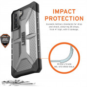 Urban Armor Gear Plasma Case - удароустойчив хибриден кейс за Samsung Galaxy S21 Plus (прозрачен) 5