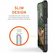 Urban Armor Gear Plasma Case - удароустойчив хибриден кейс за Samsung Galaxy S21 (черен-прозрачен) 6