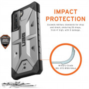 Urban Armor Gear Pathfinder Case - удароустойчив хибриден кейс за Samsung Galaxy S21 Plus (сребрист) 5
