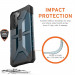 Urban Armor Gear Plasma Case - удароустойчив хибриден кейс за Samsung Galaxy S21 (син-прозрачен) 6