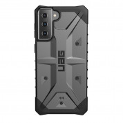 Urban Armor Gear Pathfinder Case - удароустойчив хибриден кейс за Samsung Galaxy S21 (сребрист) 1