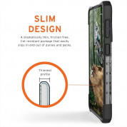 Urban Armor Gear Plasma Case - удароустойчив хибриден кейс за Samsung Galaxy S21 (прозрачен) 6