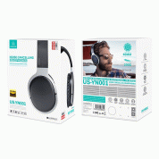 USAMS US-YN001 Wireless Bluetooth Noise Cancelling Headphones - безжични блутут слушалки с микрофон за мобилни устройства с Bluetooth (черен) 10