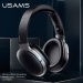 USAMS US-YN001 Wireless Bluetooth Noise Cancelling Headphones - безжични блутут слушалки с микрофон за мобилни устройства с Bluetooth (черен) 8
