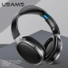 USAMS US-YN001 Wireless Bluetooth Noise Cancelling Headphones - безжични блутут слушалки с микрофон за мобилни устройства с Bluetooth (черен) 6
