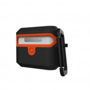 Urban Armor Gear Standard Issue Hard Case 001 for Apple Airpods Pro (black-orange) 5