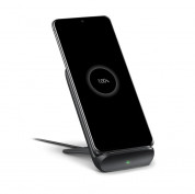Samsung Wireless 9W Charger Stand EP-N3300TB - конвентируема поставка (пад) с Fast Charge за безжично захранване (черен)  2